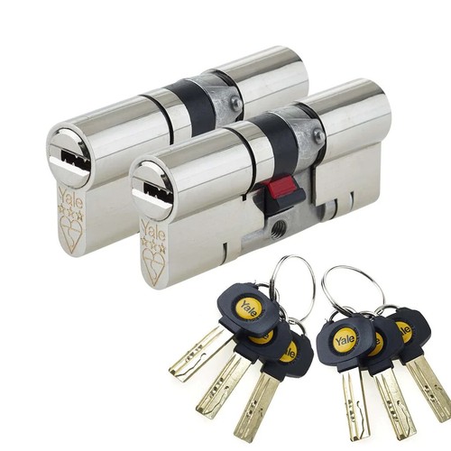 Pair yale platinum keyed - yale,