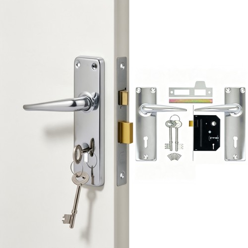 Lever lock set lockable - lever,