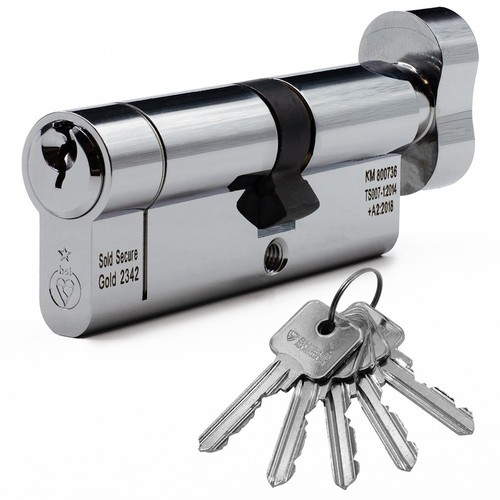Euro cylinder door lock thumb - cylinder,