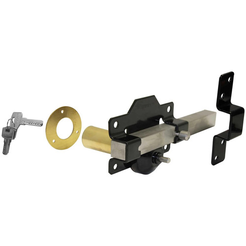 50mm long throw gate - 50mm, lock
