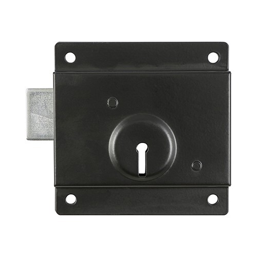 Press lock black - black, 3"