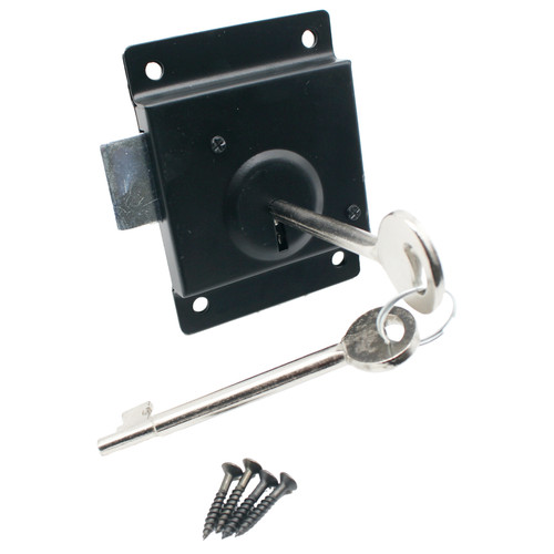 Press lock shed gate - lock,