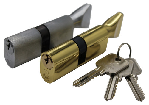 Oval door lock cylinder - door,