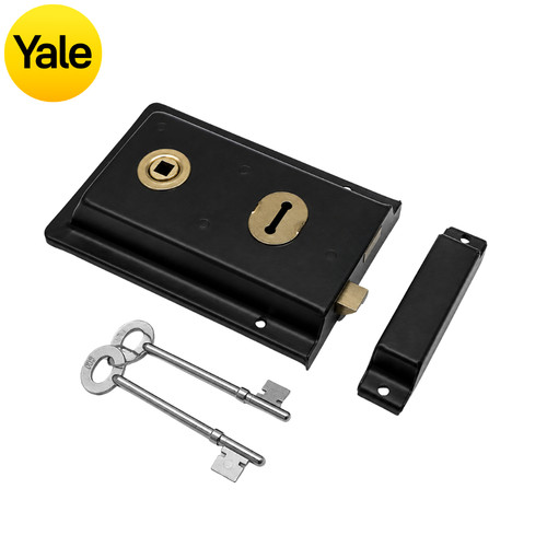 Yale rim sashlock black - sashlock, |