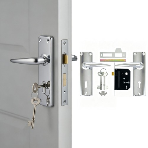 Lever lock set lockable door - lever,